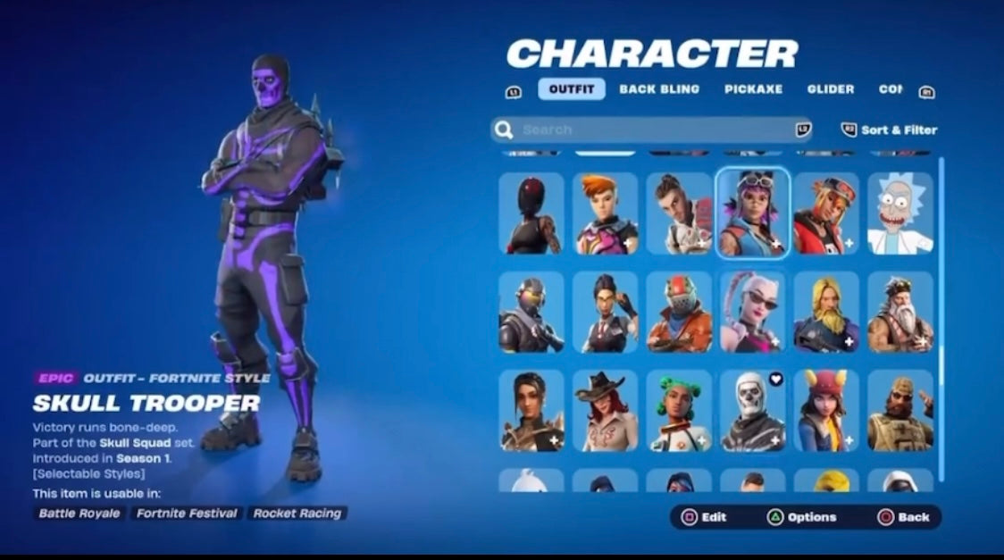 STACKED ACCOUNT 200+ skins