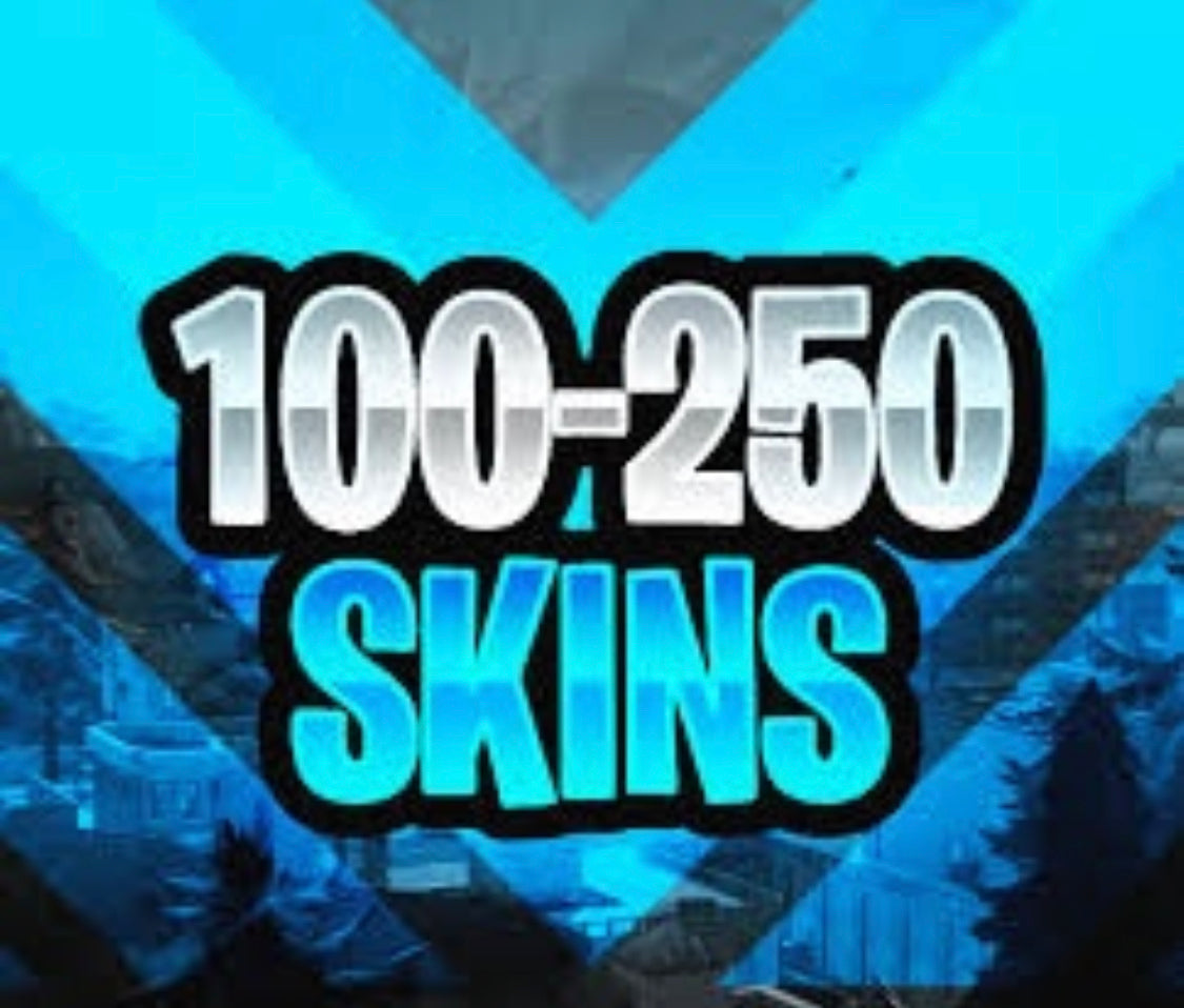 Random Account with 100-250 Skins