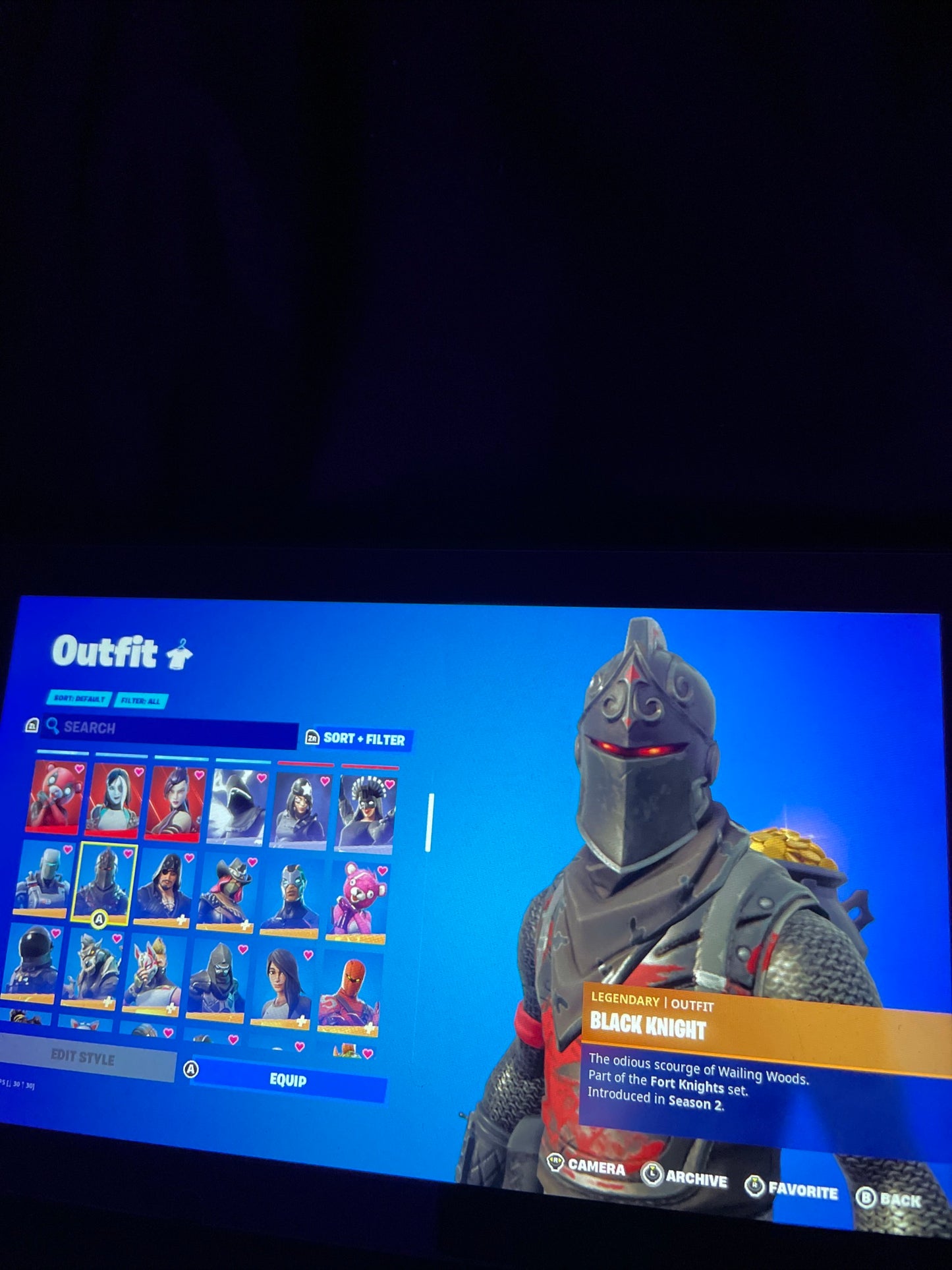 OG BLACK KNIGHT ACCOUNT